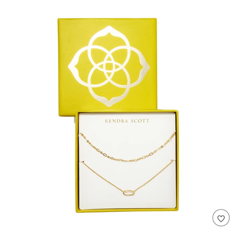 Kendra Scott Emma Pendant Necklace set ivory